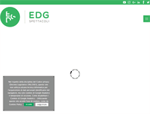Tablet Screenshot of edgspettacoli.it